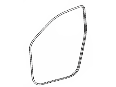 Toyota 62312-12220 Weatherstrip, Front Door Opening Trim, LH