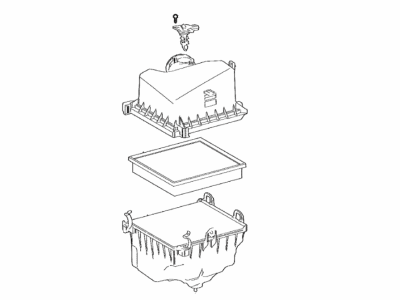 Toyota 17700-25070 Cleaner Assembly, Air W