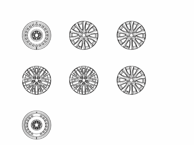 Toyota 42611-33E20 Wheel, Disc