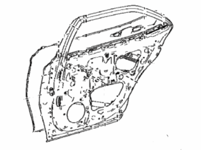 Toyota 67003-33270 Panel Sub-Assembly, Rear D