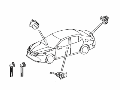 Toyota 89704-33840 Wireless Door Lock C