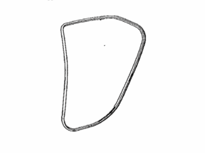 Toyota 62331-33140 WEATHERSTRIP, Rear Doo