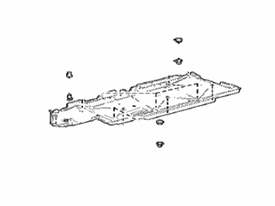 Toyota 58166-33030 Cover, Front Floor, LH