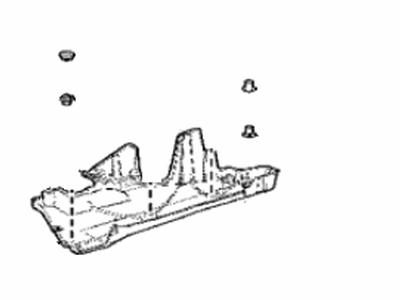 Toyota 58398-33060 Cover, Floor Under