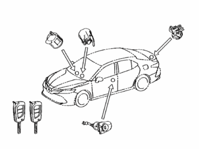 Toyota 89704-33841 Wireless Door Lock C