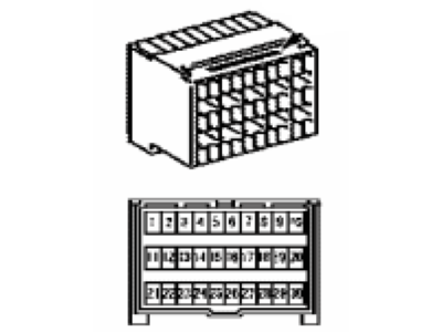 Toyota 90980-12391 Housing, Connector F