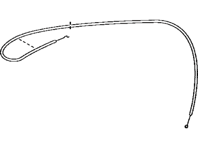 Toyota 55908-90K01 Cable Sub-Assy, Air Inlet Damper Control