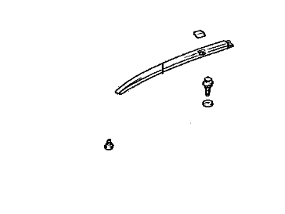 Toyota 75505-95D01 Garnish Sub-Assy, Roof Side, Front RH