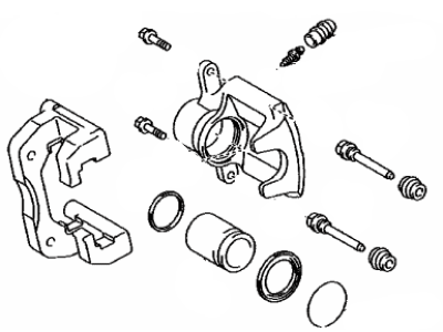 Toyota 47850-0R010 Cylinder Assembly, Rear Di