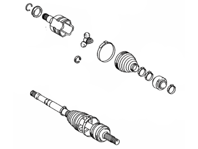 2017 Toyota C-HR Axle Shaft - 43420-F4030