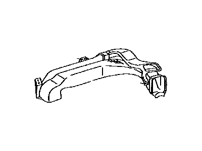 Toyota 55086-12210 Duct Sub-Assembly, Heater To Register