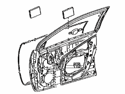 Toyota 67002-12A61 Panel Sub-Assembly, Front D