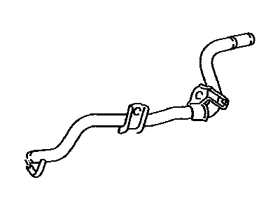 2010 Toyota Corolla Coolant Reservoir Hose - 16268-37031