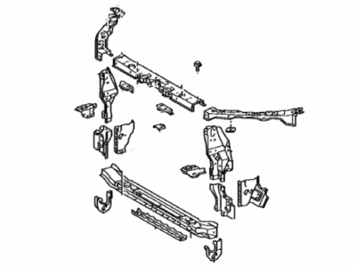 2012 Toyota Corolla Radiator Support - 53201-12B50