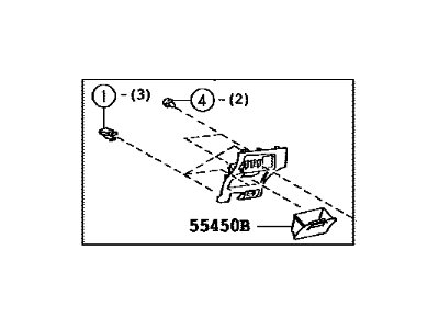 Toyota 55480-12010-E0 Panel Assembly, Instrument