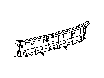 Toyota 58387-20050-C0 Plate, Rear Floor Finish