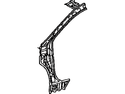 Toyota 61024-12390 Pillar Sub-Assy, Front Body, Inner LH