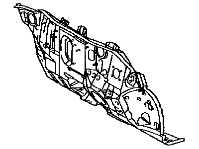 Toyota 55101-12D40 Panel Sub-Assembly, Dash