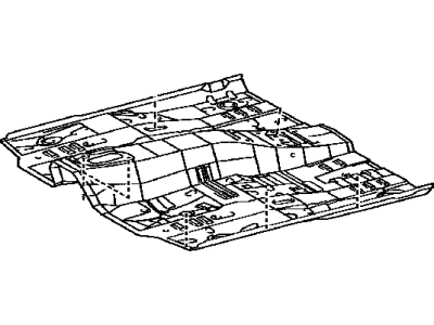 2011 Toyota Corolla Floor Pan - 58111-12918