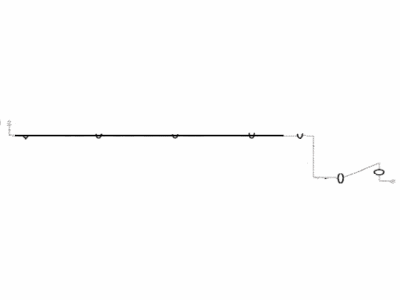 Toyota 47322-12520 Tube, Rear Brake