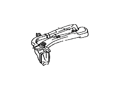 Toyota 55084-12150 Duct Sub-Assembly, Heater To Register