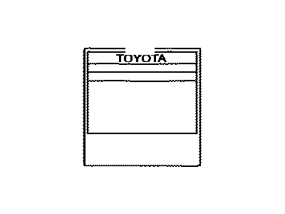 Toyota 11298-37400 Label, Emission Control Information