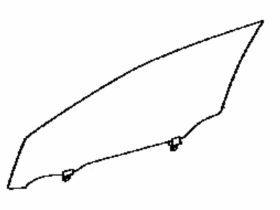 Toyota 68101-12A81 Glass Sub-Assembly, Front D