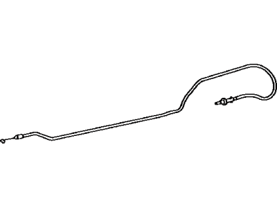 Toyota 77035-12520 Cable Sub-Assy, Fuel Lid Lock Control