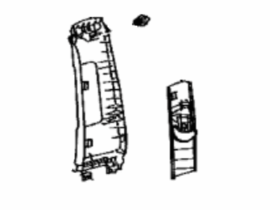 Toyota 62420-02140-E0 Garnish, Center Pillar, LH