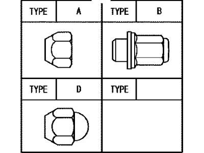 Toyota 90942-01058 Nut, Hub