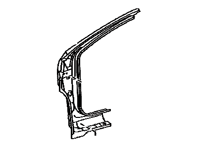 Toyota 61131-12740 Pillar, Front Body, Outer RH