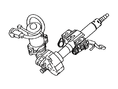 2011 Toyota Corolla Steering Column - 45250-12C31