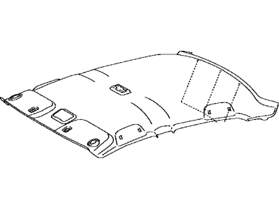 Toyota 63310-12B40-E0 HEADLINING Assembly, Roof