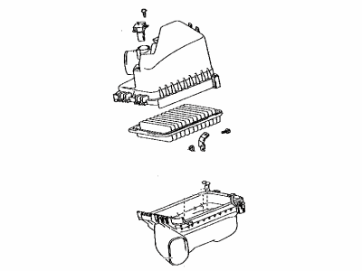 2009 Toyota Corolla Air Filter Box - 17700-22220