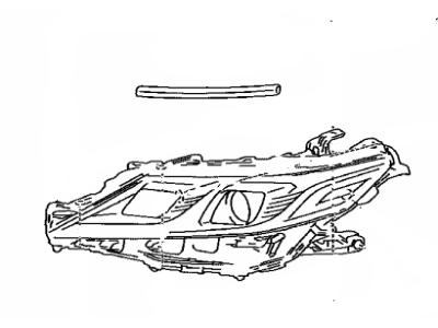 Toyota 81130-33D41 Headlamp Unit Assembly