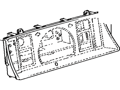 Toyota 83134-89312 Glass, Combination Meter