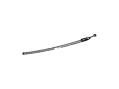 1987 Toyota Pickup Fuel Door Release Cable - 77035-89106