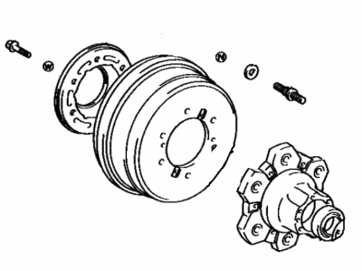 Toyota 4Runner Wheel Hub - 42420-35170