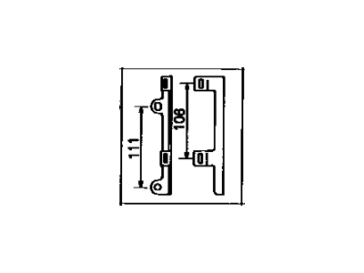 Toyota 82711-89123 Clamp, Wiring HARNES