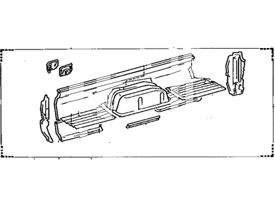 Toyota 65500-89258 Panel Assembly, Rear Body Side, RH