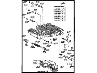 1987 Toyota 4Runner Valve Body - 35420-35021