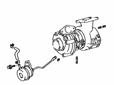 Toyota 17201-54030 TURBOCHARGER Sub-Assembly