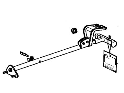 Toyota 46110-35180 Handle Assy, Parking Brake Control