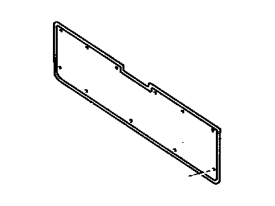 Toyota 64780-89103-02 Panel Assembly, Back Door Trim