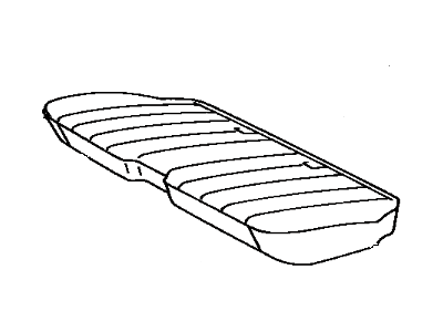 Toyota 71071-89222-04 Cover, Front Seat Cushion(For Bench Type)