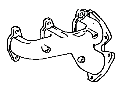 Toyota 17142-65010 Exhaust Manifold Case, No.2