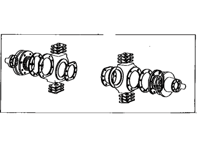 Toyota 04434-60020 Gasket Kit, Front Axle Overhaul