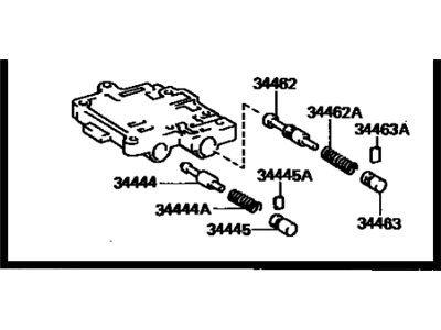 1986 Toyota Pickup Valve Body - 34460-35010