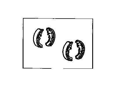 1987 Toyota Pickup Brake Shoe Set - 04495-35100