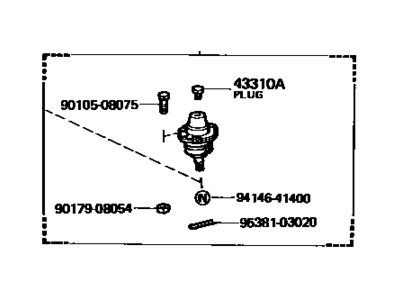 1986 Toyota Pickup Ball Joint - 43350-39035